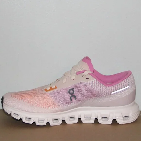 On Cloud 6 Push Shoes Womens 9 Orange Pink - Picture 3 of 7